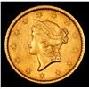 Image 2 : ***Auction Highlight*** 1852 Gold Dollar $1 Grades Select Unc (fc)