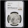 Image 2 : NGC 1900-o Morgan Dollar $1 Graded ms65 By NGC