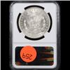 Image 3 : NGC 1884-o Morgan Dollar $1 Graded ms63 By NGC
