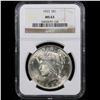 Image 2 : NGC 1923-p Peace Dollar $1 Graded ms63 By NGC