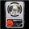 Image 3 : NGC 1924-p Peace Dollar $1 Graded ms63 By NGC