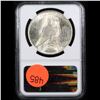 Image 3 : NGC 1923-p Peace Dollar $1 Graded ms63 By NGC