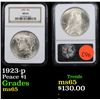 Image 1 : NGC 1923-p Peace Dollar $1 Graded ms65 By NGC