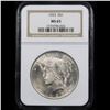 Image 2 : NGC 1923-p Peace Dollar $1 Graded ms65 By NGC