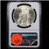 Image 3 : 1922-p Peace Dollar $1 Graded ms63 By NGC