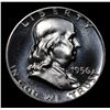 Image 2 : 1956 Type 2 Proof Mint Error Franklin Half Dollar 50c Grades GEM++ Proof Cameo