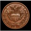 Image 2 : 1863 Crossed Cannons Civil War Token 1c Grades Choice+ Unc BN