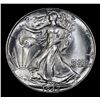 Image 2 : 1942-p Walking Liberty Half Dollar 50c Grades Choice+ Unc