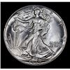 Image 2 : 1939-p Walking Liberty Half Dollar 50c Grades Choice+ Unc