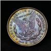 Image 4 : 1921-p Rainbow Toned Morgan Dollar $1 Grades Choice+ Unc
