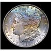 Image 2 : 1886-p Rainbow Toned Morgan Dollar $1 Grades Choice+ Unc