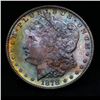 Image 4 : 1878-s Rainbow Toned Morgan Dollar $1 Grades Select Unc