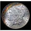 Image 2 : 1886-p Rainbow Toned Morgan Dollar $1 Grades Select Unc