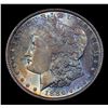 Image 2 : 1886-p RAinbow Toned Morgan Dollar $1 Grades Select Unc