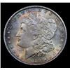 Image 2 : 1889-p Rainbow Toned Morgan Dollar $1 Grades Choice Unc