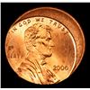 Image 2 : 2000-p Mint Error Lincoln Cent 1c Grades Choice+ Unc RD