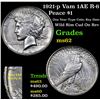 Image 1 : 1921-p Vam 1AE R-6 Peace Dollar $1 Grades Select Unc