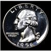 Image 2 : 1956 Washington Quarter 25c Grades GEM++ Proof Cameo