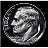 Image 2 : 1954 Proof Roosevelt Dime 10c Grades GEM Proof Cameo