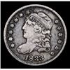 Image 2 : 1833 LM-1 Capped Bust Half Dime 1/2 10c Grades vf++