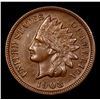 Image 2 : 1908-s Indian Cent 1c Grades Choice AU/BU Slider