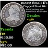 Image 1 : 1823/2 Small E's Capped Bust Dime 10c Grades vg+