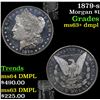 Image 1 : 1879-s Morgan Dollar $1 Grades Select Unc+ DMPL
