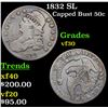 Image 1 : 1832 SL Capped Bust Half Dollar 50c Grades vf++