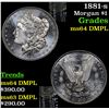 Image 1 : 1881-s Morgan Dollar $1 Grades Choice Unc DMPL