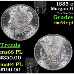 1885-o Morgan Dollar $1 Grades Choice Unc+ PL