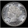 Image 2 : 1883 n/c Liberty Nickel 5c Grades Choice+ Unc