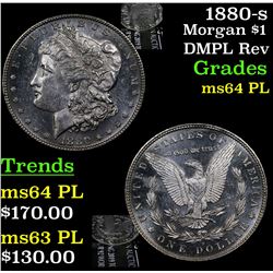 1880-s Morgan Dollar $1 Grades Choice Unc PL