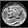 Image 2 : 1944-p Mercury Dime 10c Grades Choice+ Unc