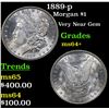 Image 1 : 1889-p Morgan Dollar $1 Grades Choice+ Unc