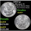 Image 1 : 1902-p Morgan Dollar $1 Grades Select+ Unc