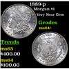 Image 1 : 1889-p Morgan Dollar $1 Grades Choice+ Unc
