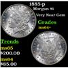 Image 1 : 1885-p Morgan Dollar $1 Grades Choice+ Unc