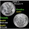 Image 1 : 1888-o Morgan Dollar $1 Grades Select+ Unc