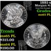Image 1 : 1881-s Morgan Dollar $1 Grades GEM Unc PL