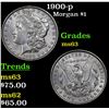 Image 1 : 1900-p Morgan Dollar $1 Grades Select Unc