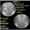 Image 1 : 1887-s Morgan Dollar $1 Grades Select Unc