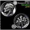 Image 1 : 1962 Roosevelt Dime 10c Grades GEM+ Proof