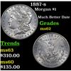 Image 1 : 1887-s Morgan Dollar $1 Grades Select Unc