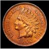 Image 2 : 1902 Indian Cent 1c Grades Choice+ Unc RB