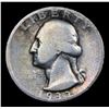 Image 2 : 1932-d Washington Quarter 25c Grades g+