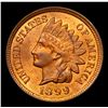 Image 2 : 1899 Indian Cent 1c Grades GEM Unc RB