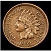 Image 2 : 1859 Indian Cent 1c Grades xf