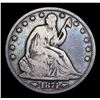 Image 2 : 1874 Arrows Seated Half Dollar 50c Grades vf+
