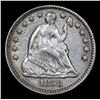 Image 2 : 1858-p Seated Liberty Half Dime 1/2 10c Grades Select AU