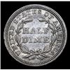 Image 3 : 1858-p Seated Liberty Half Dime 1/2 10c Grades Select AU